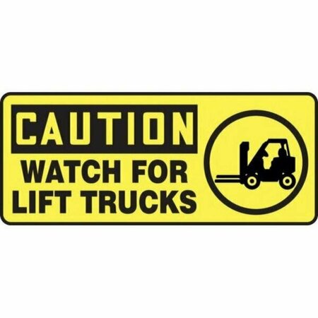 OSHA CAUTION Safety Sign LOOK OUT MVHR649VP